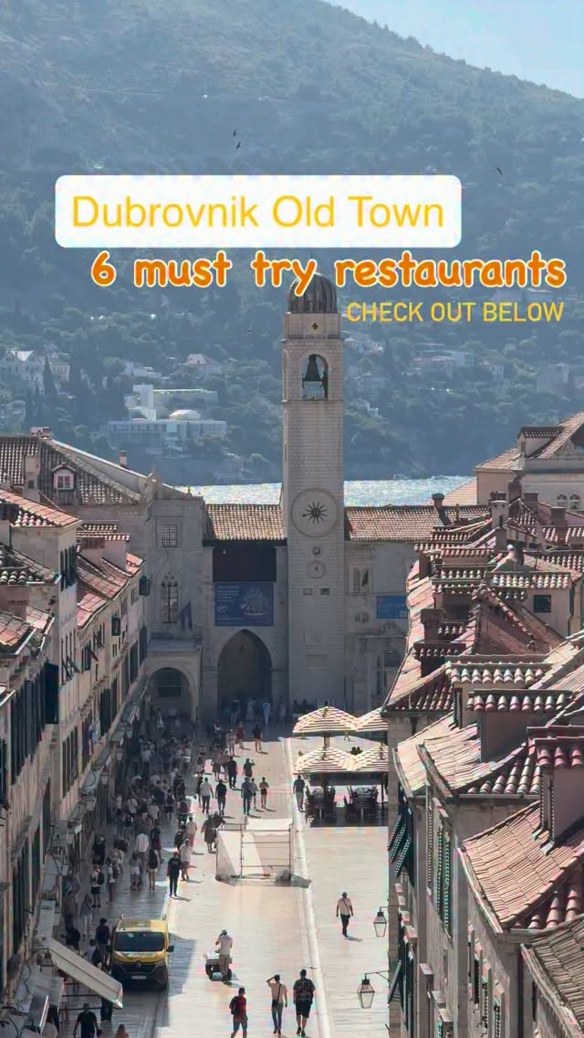 5 Restaurants in Dubrovnik