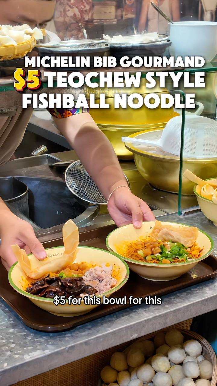 Michelin Teochew Fishball Noodles Available Islandwide