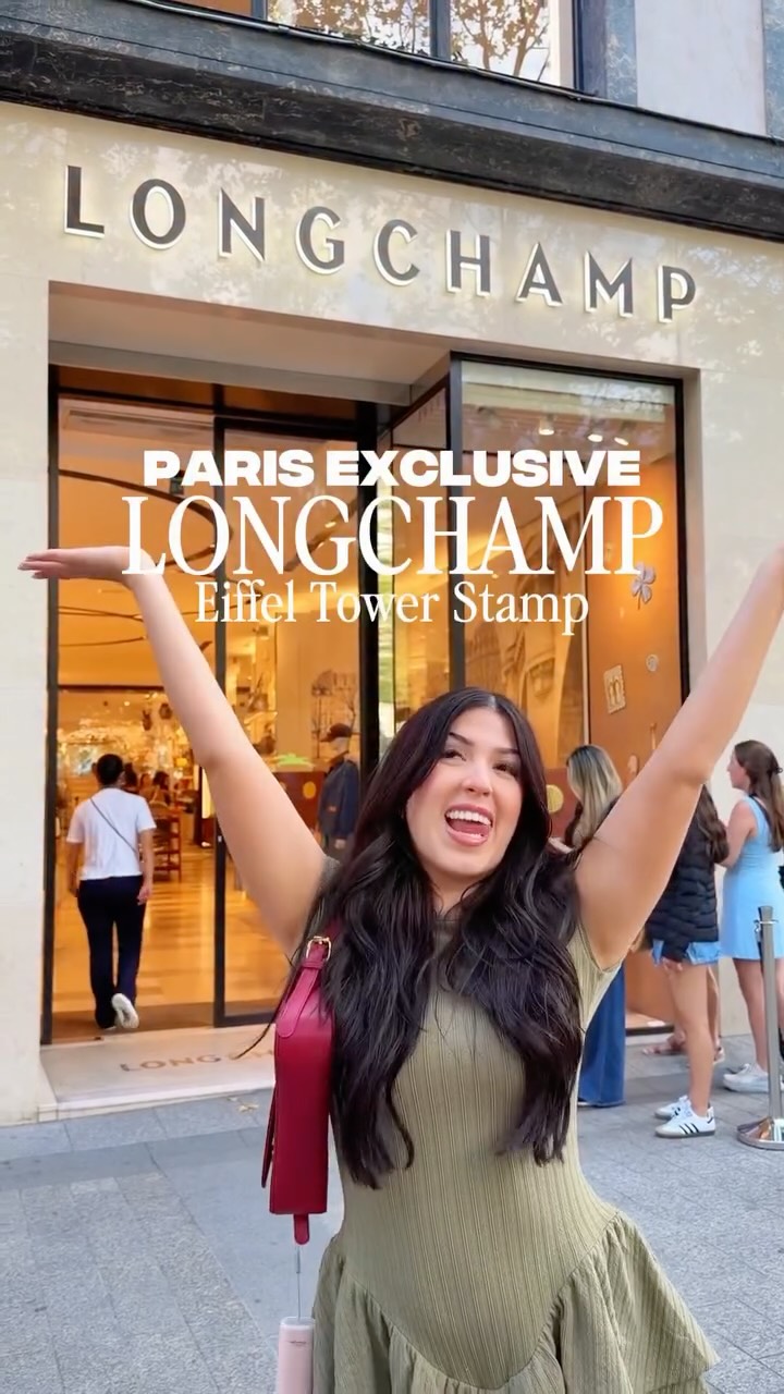 Longchamp Eiffel Tower Stamp Bag Customization