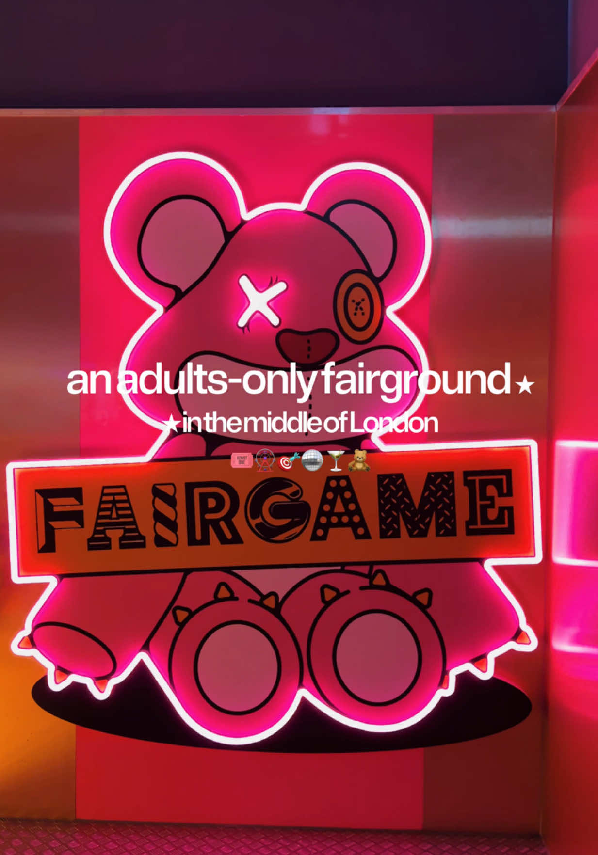 London Adult Fairground Offers Games Food Drinks
