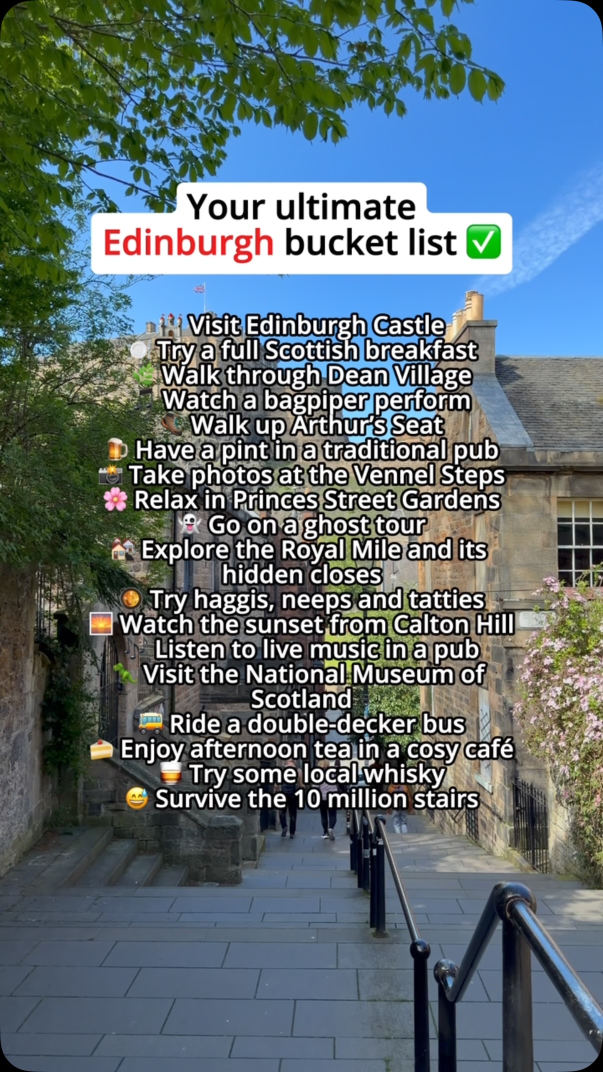 Edinburgh's Historic Castle, Royal Mile, and Gardens
