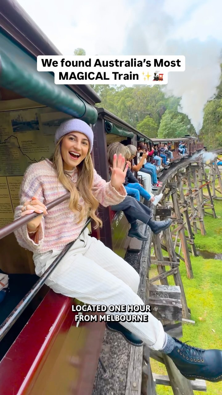 Puffing Billy Railway Through Dandenong Forest