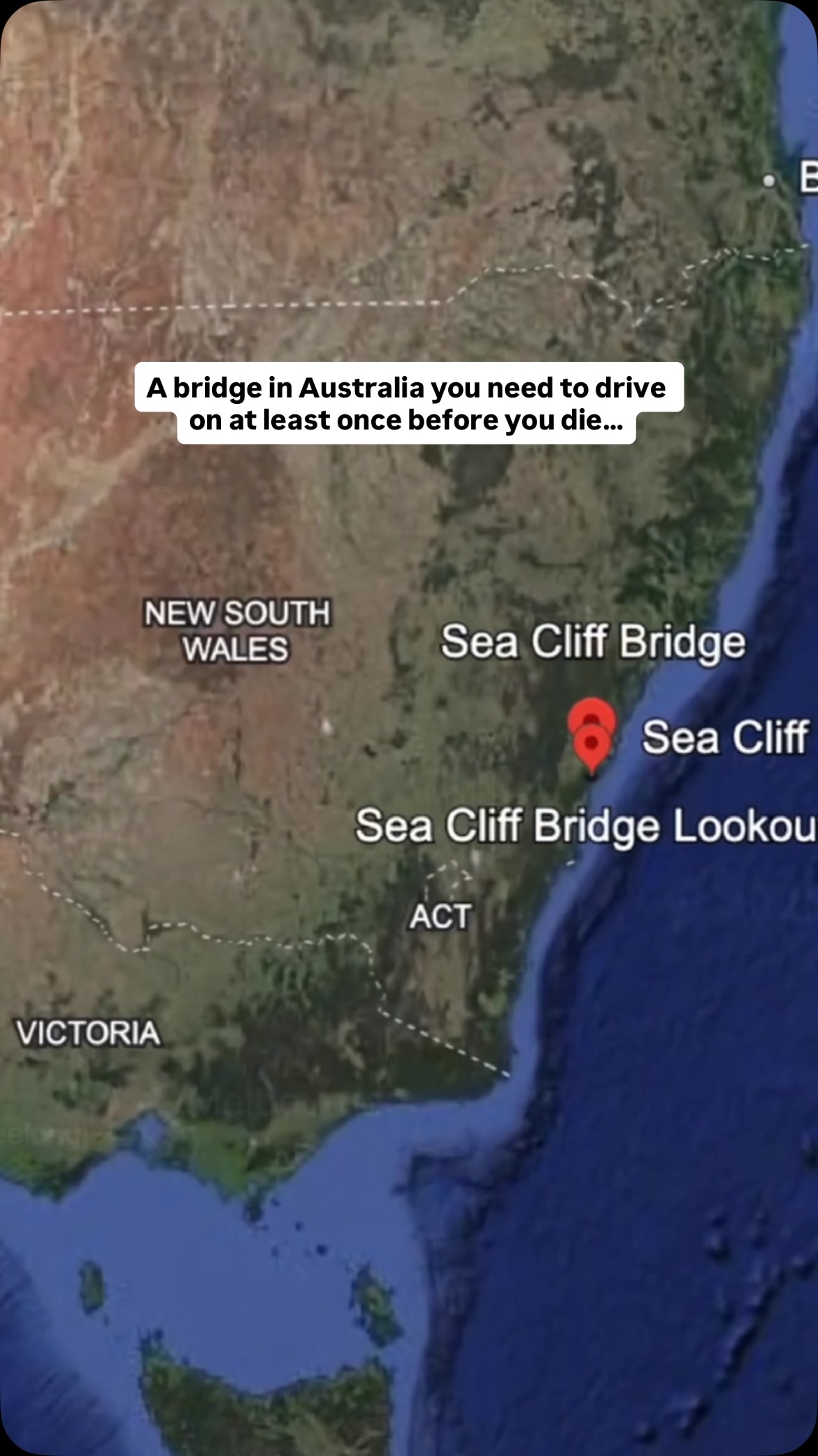 Scenic Coastal Drive Near Sydney