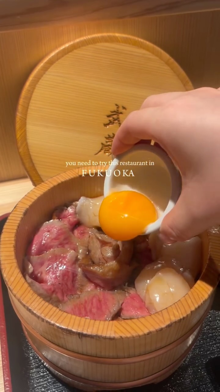 Fukuoka's Must-Try Wagyu Rice Bowl Experience