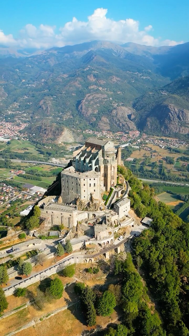 Abbey On A Mountaintop In Susa Valley