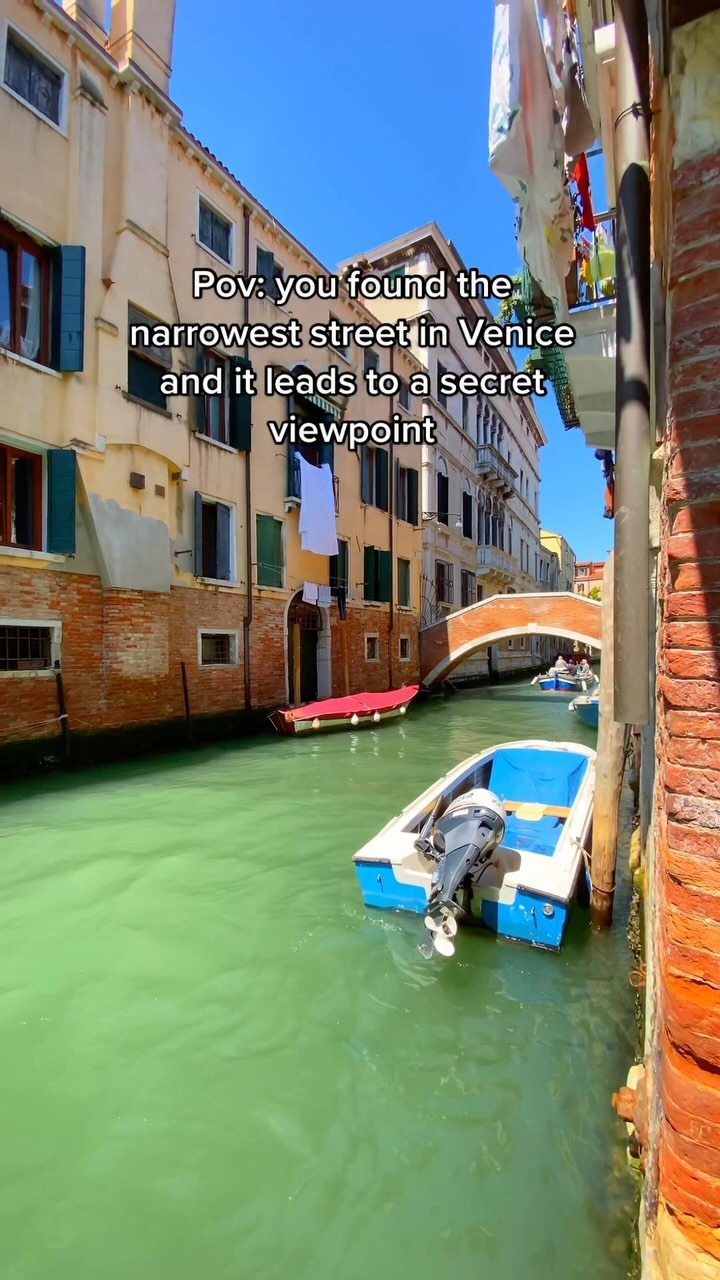 Secret Venice Viewpoint Down Narrow Calle