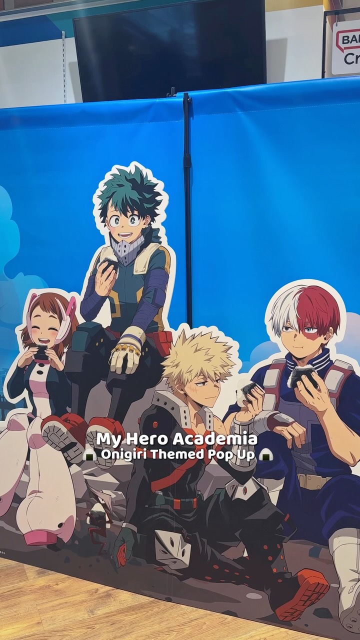My Hero Academia Onigiri Pop-Up Stores Tour