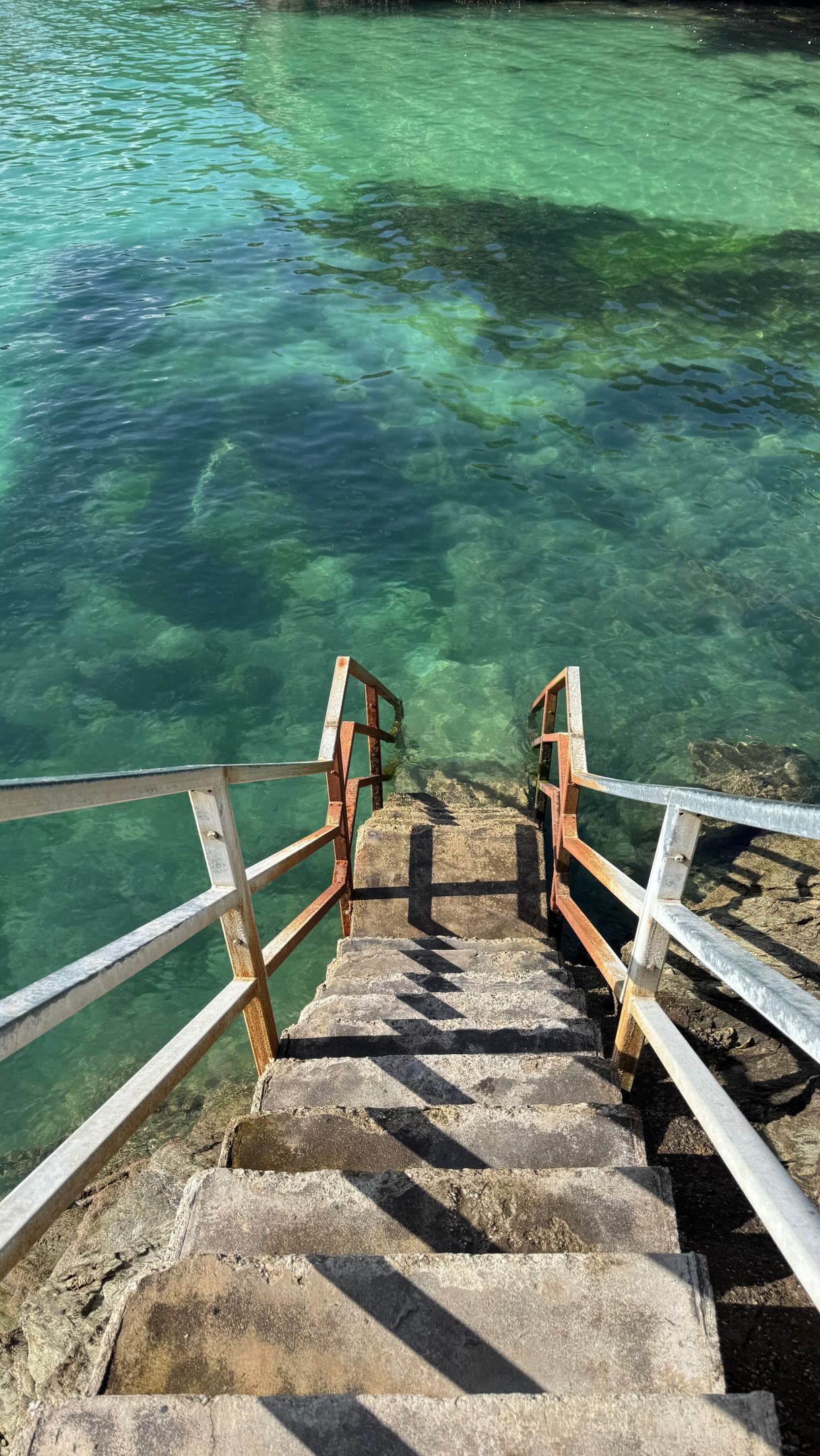 Unexpected Blue Waters At Newquay Harbour