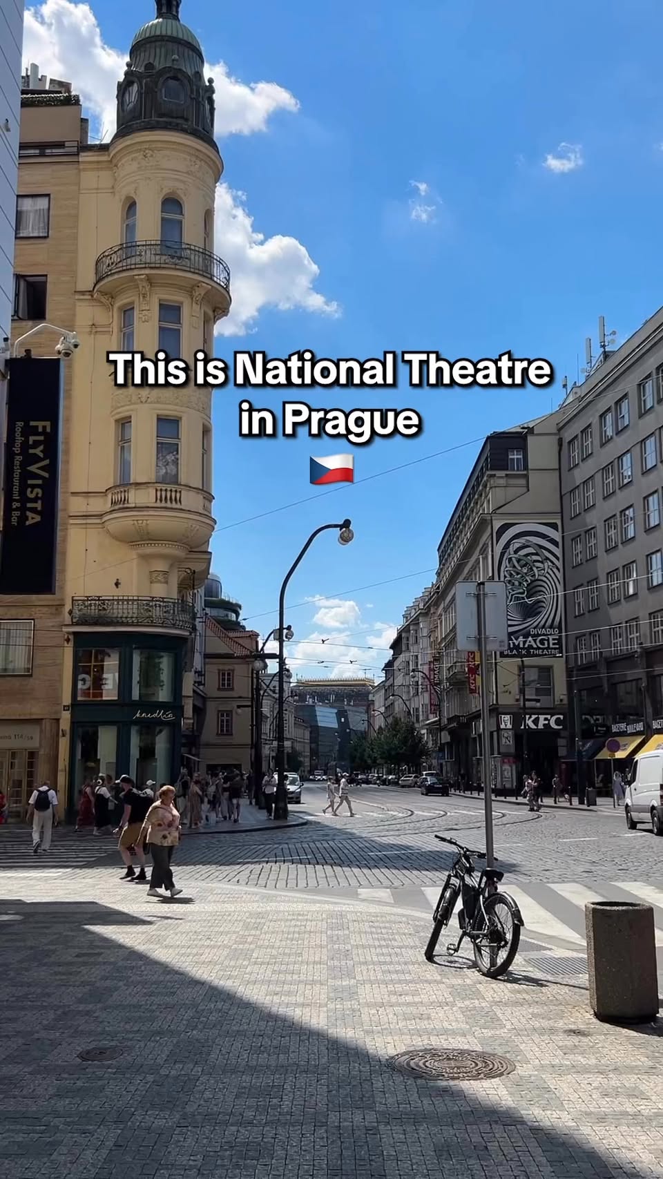 Prague's Free Hidden Viewpoint Near National Theatre