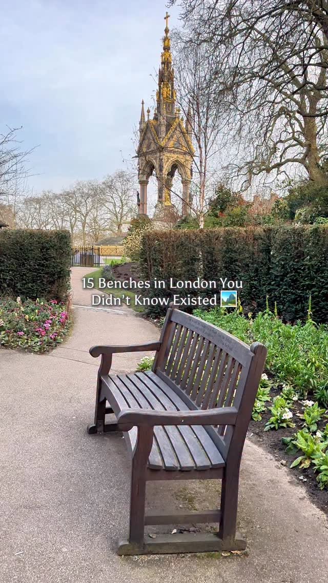 London's Artistic Benches Honor Famous Figures