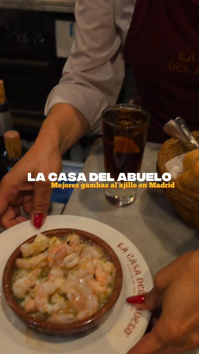 Madrid's Oldest Garlic Prawn Bar