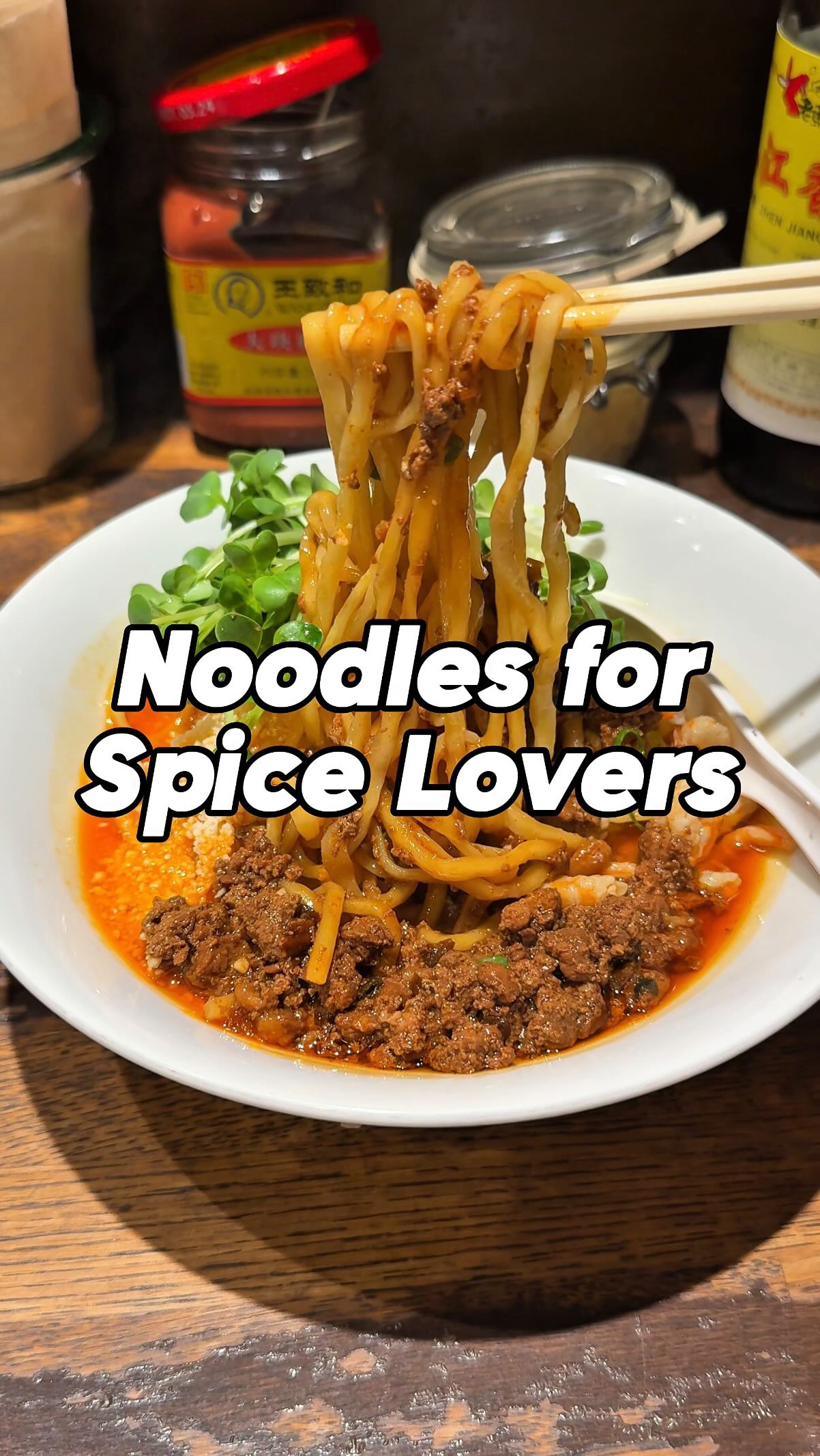 Spicy Numbing Noodles At Rokubo Tantanmen