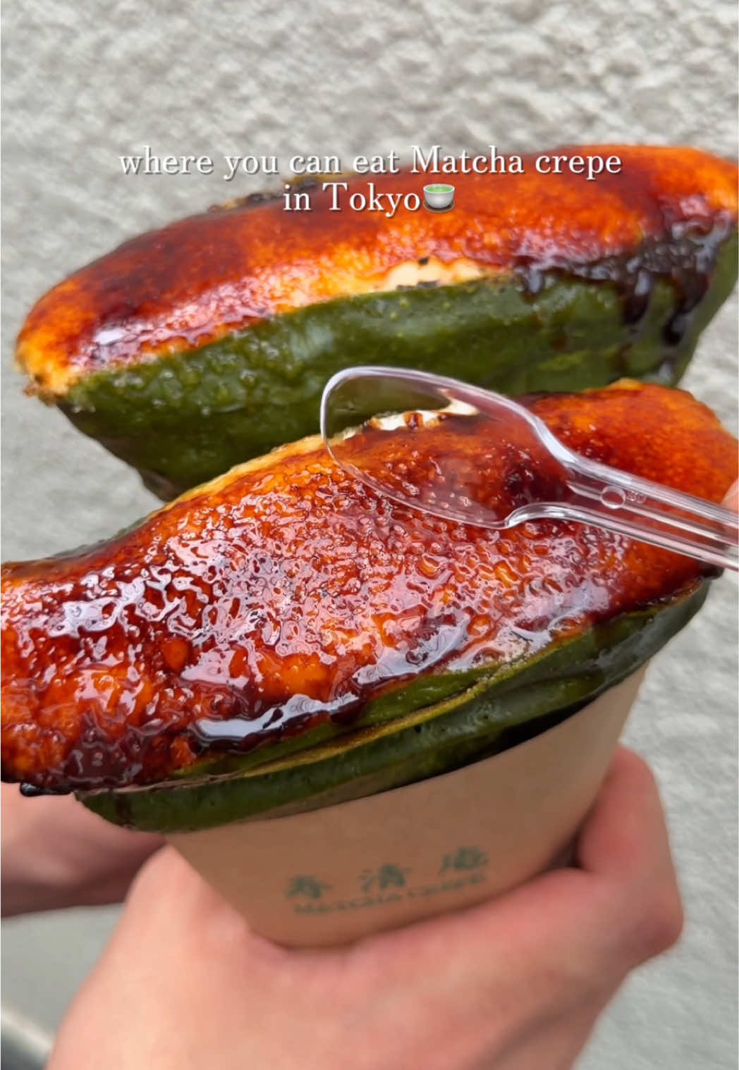 Harajuku Matcha Crème Brûlée Crepes