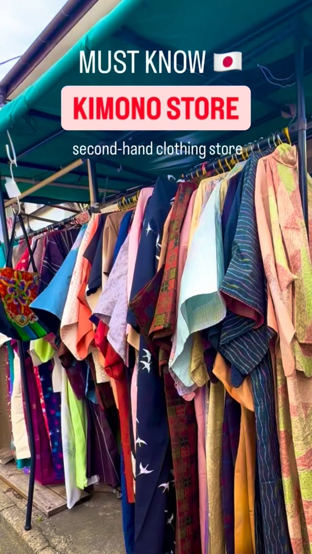 Tokyo Second-Hand Kimono Stores Near Yanaka