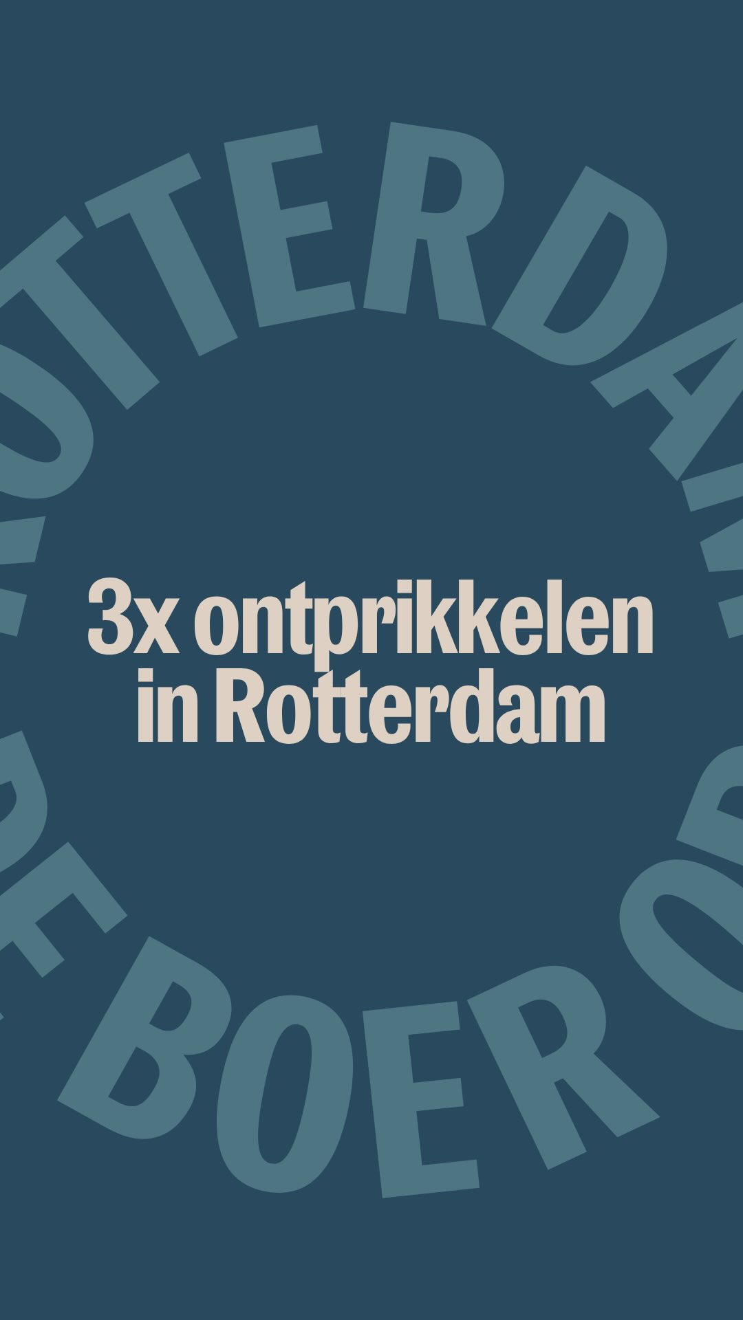 3 Parks in Rotterdam
