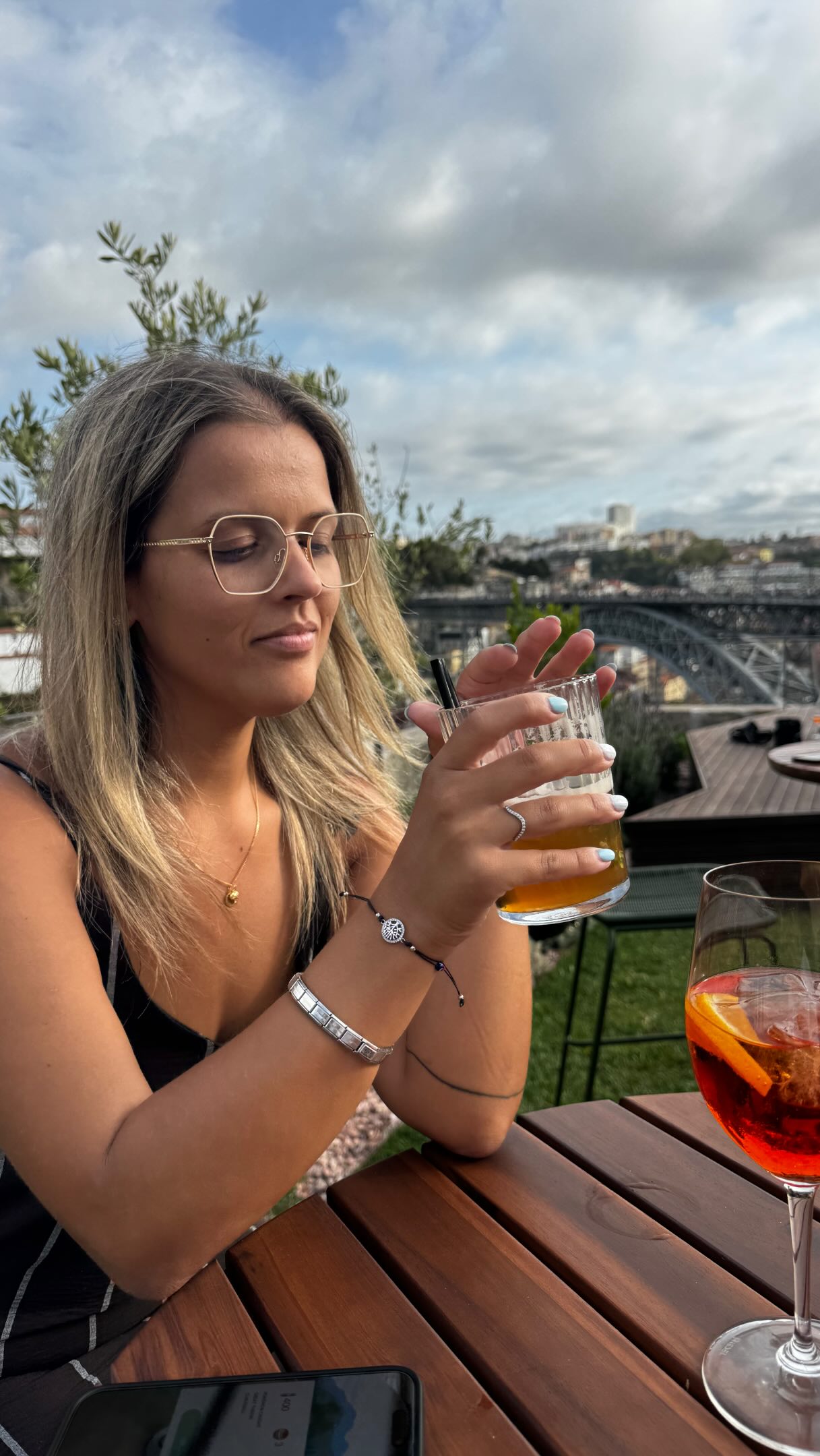 Porto Views: Bridge, Funicular, and Garden Bar
