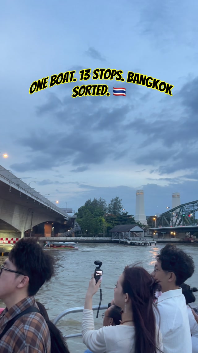 Chao Phraya River Boat Pass Explores Bangkok's Landmarks