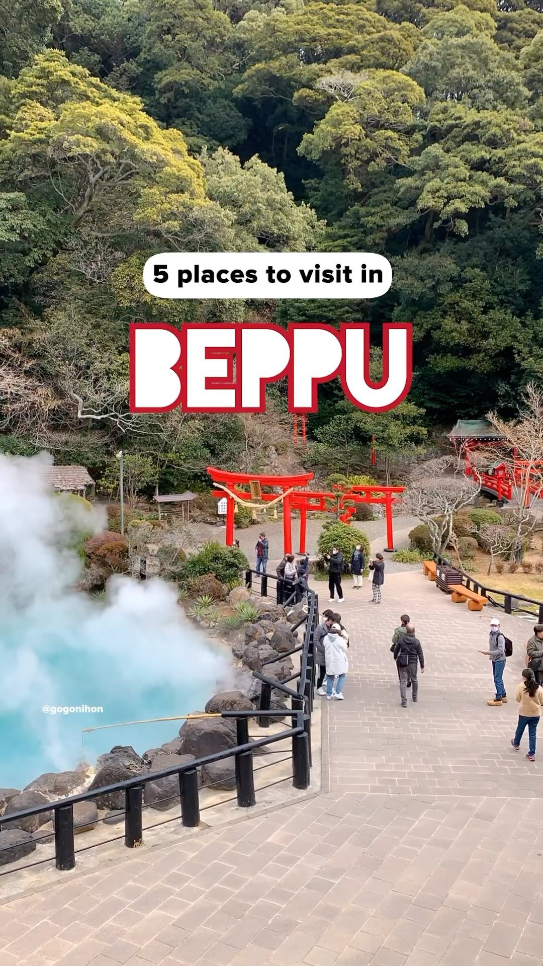 4 Landmarks in Beppu