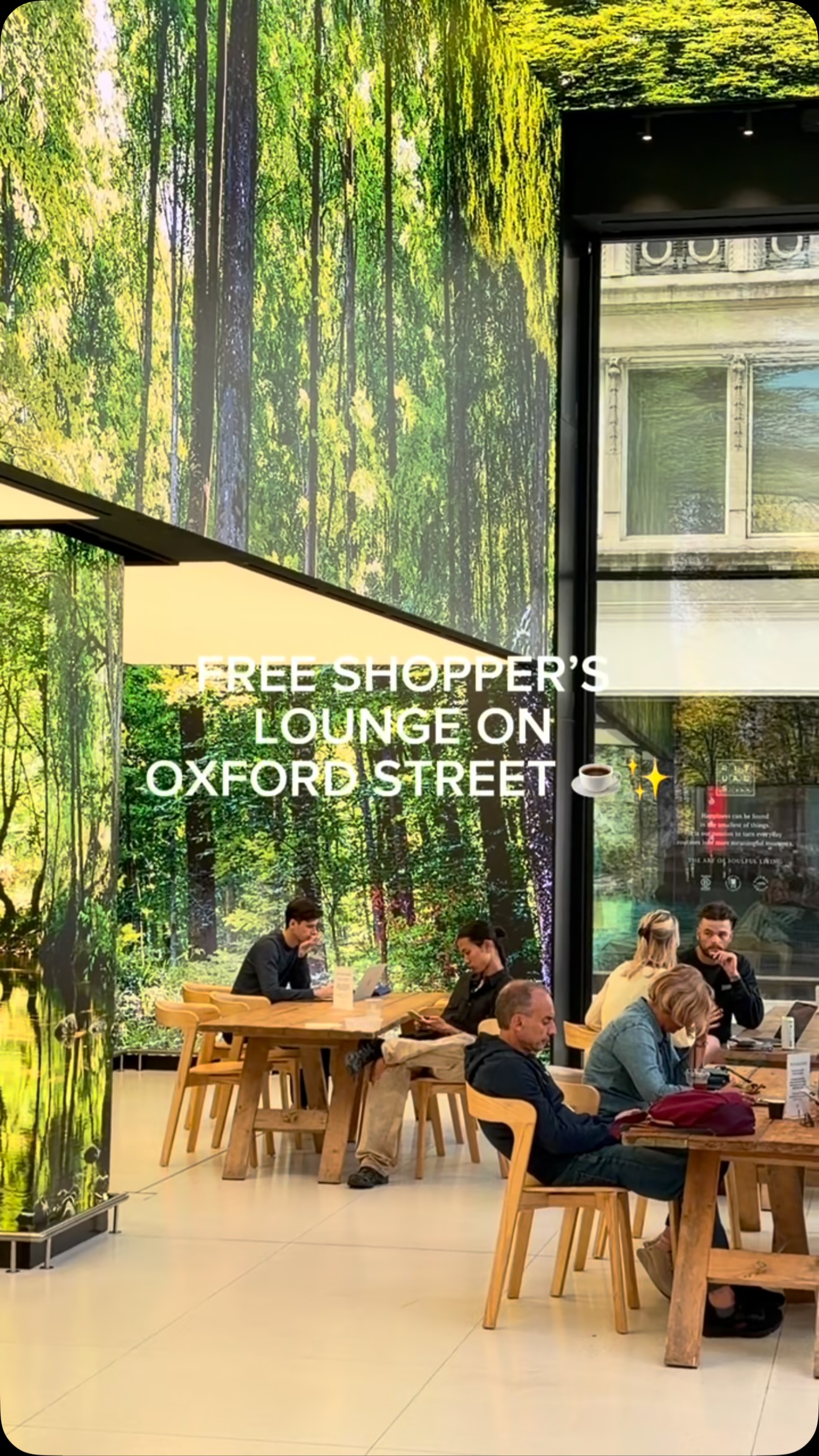 Oxford Street Coffee And Matcha Lounge Offers Shopping Break