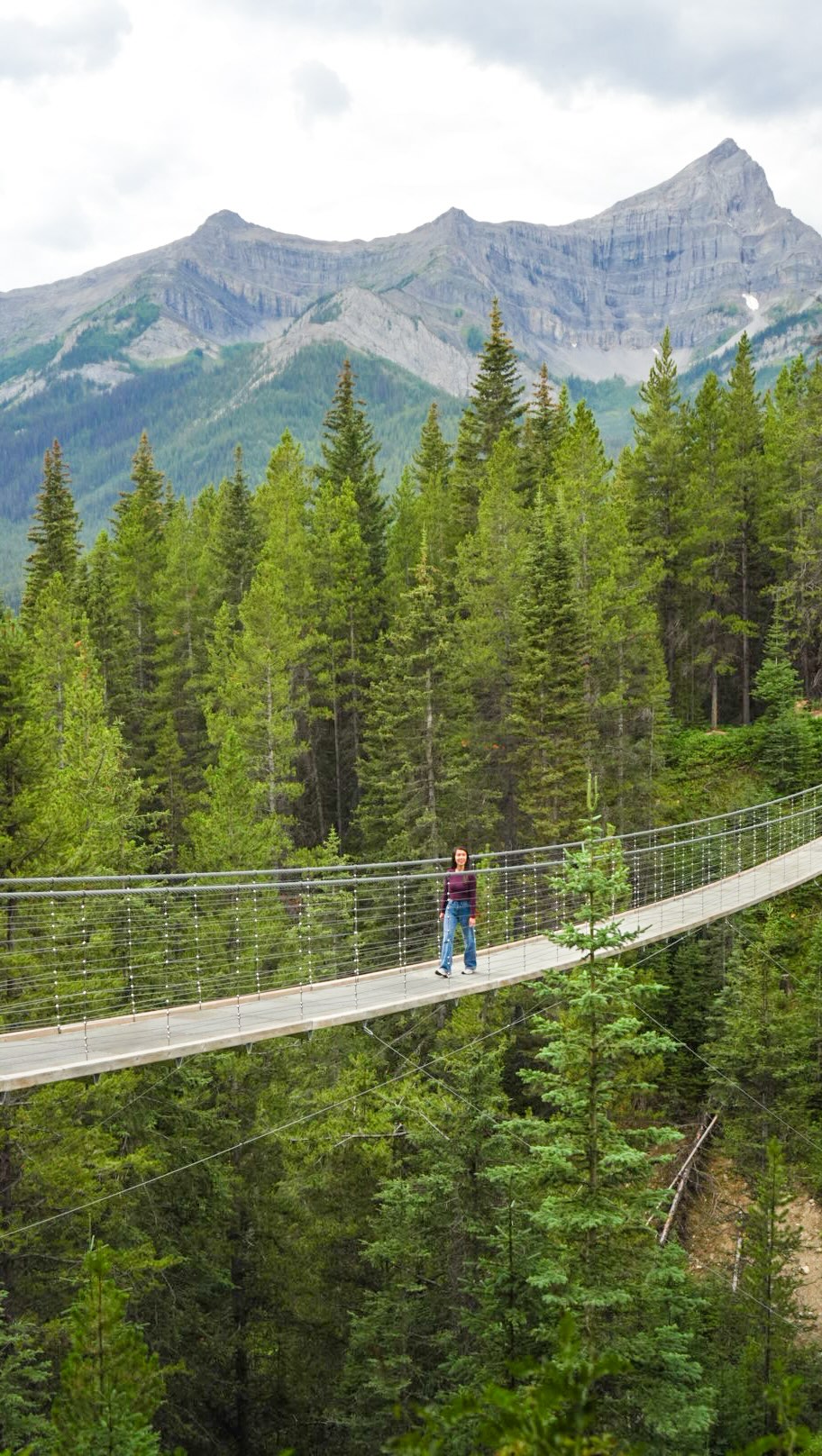 Blackshale Creek Bridge Offers Mountain Views
