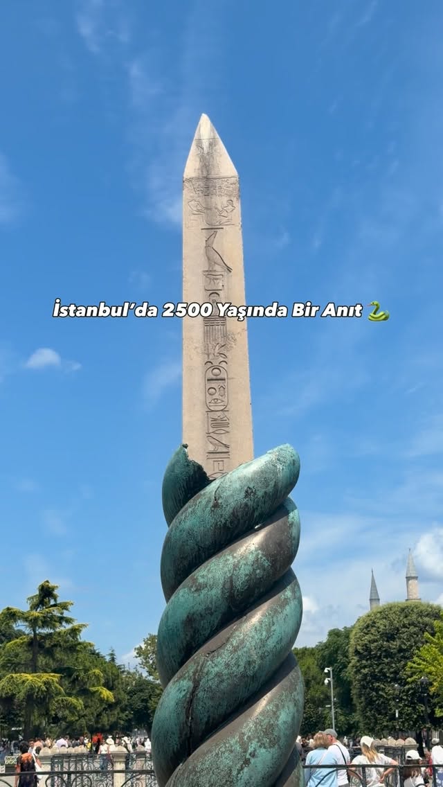 Ancient Serpent Column's Journey Through Istanbul
