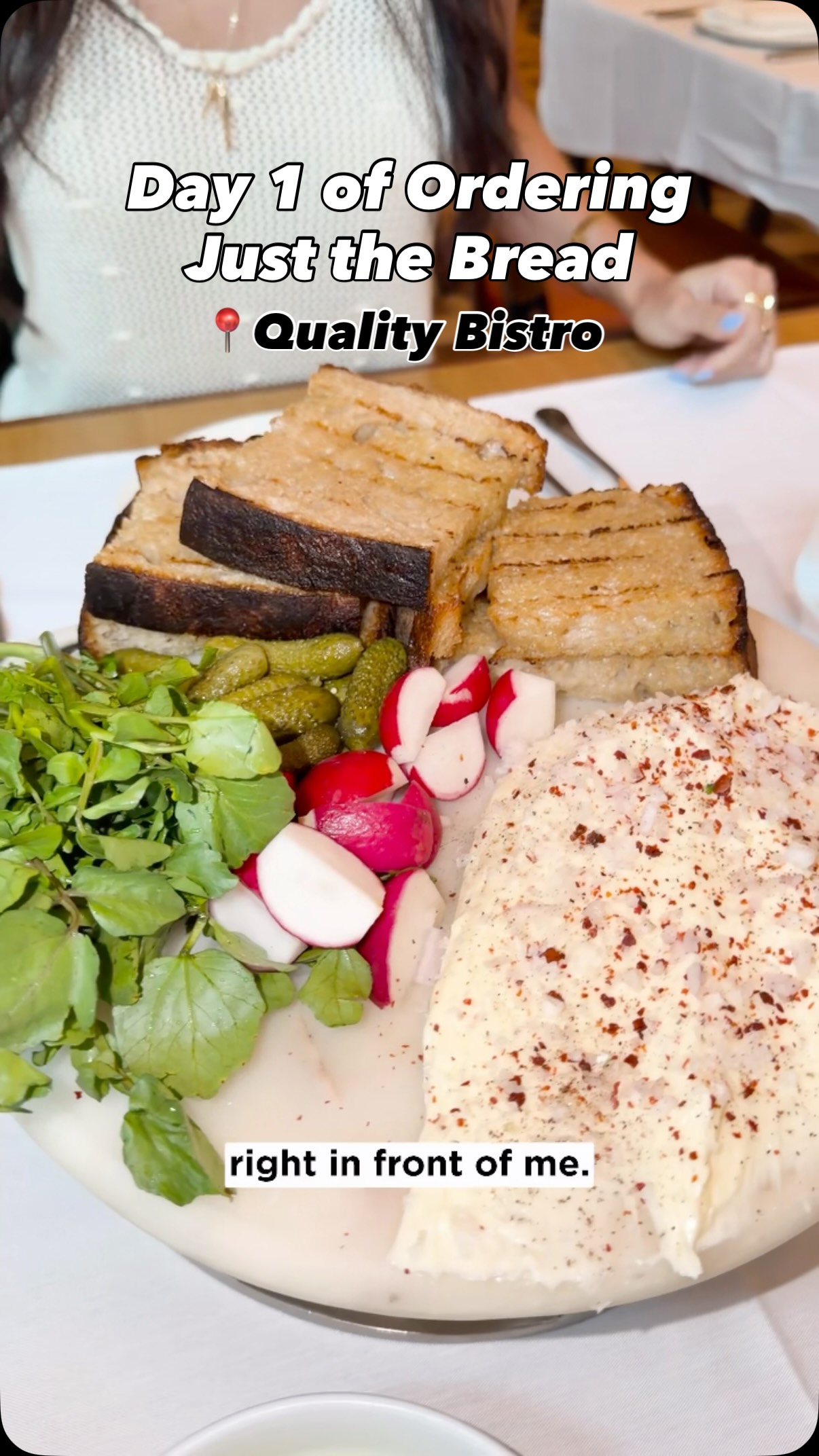 Quality Bistro's Pricey Tableside Butter Service