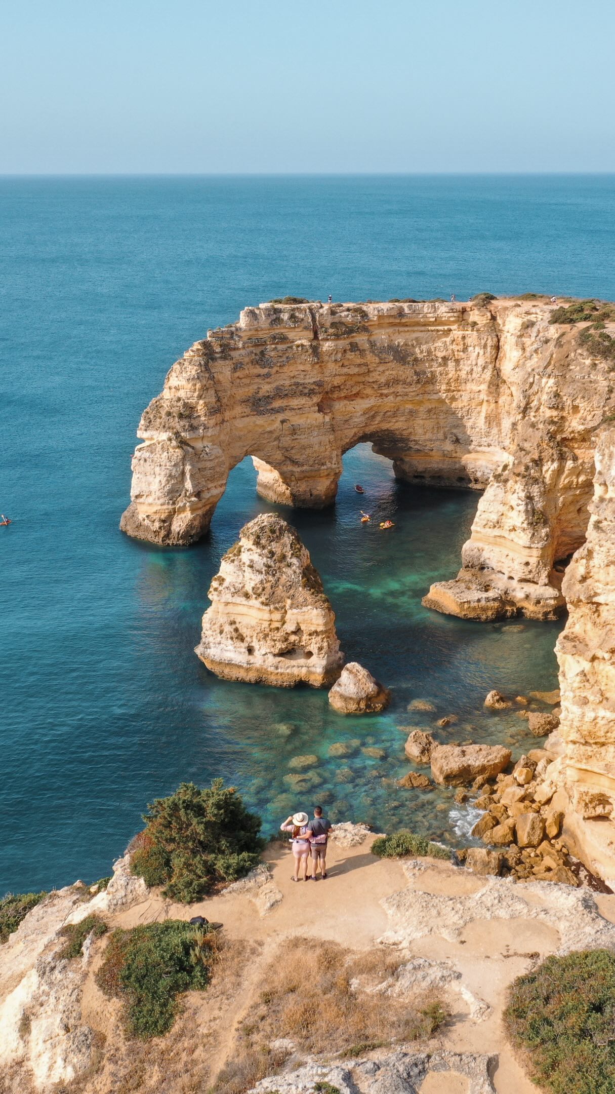 Algarve's Seven Beaches With Golden Cliffs