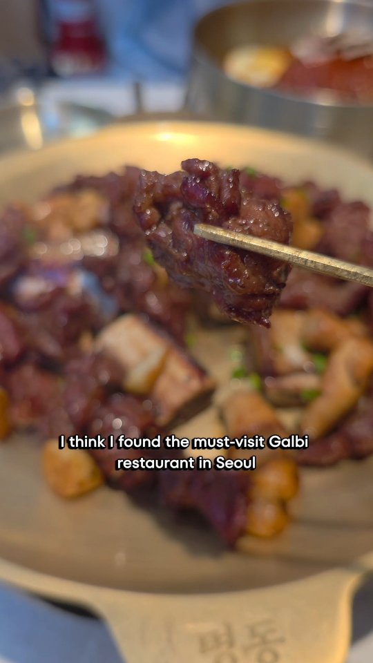 Korean Galbi Restaurant in Seoul