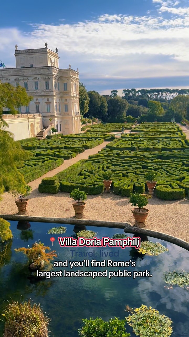 Rome's Largest Park and Famous Fountain
