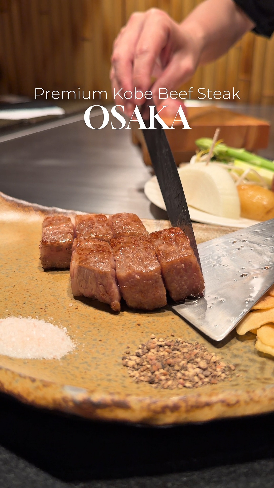 Kobe Beef Steak in Osaka