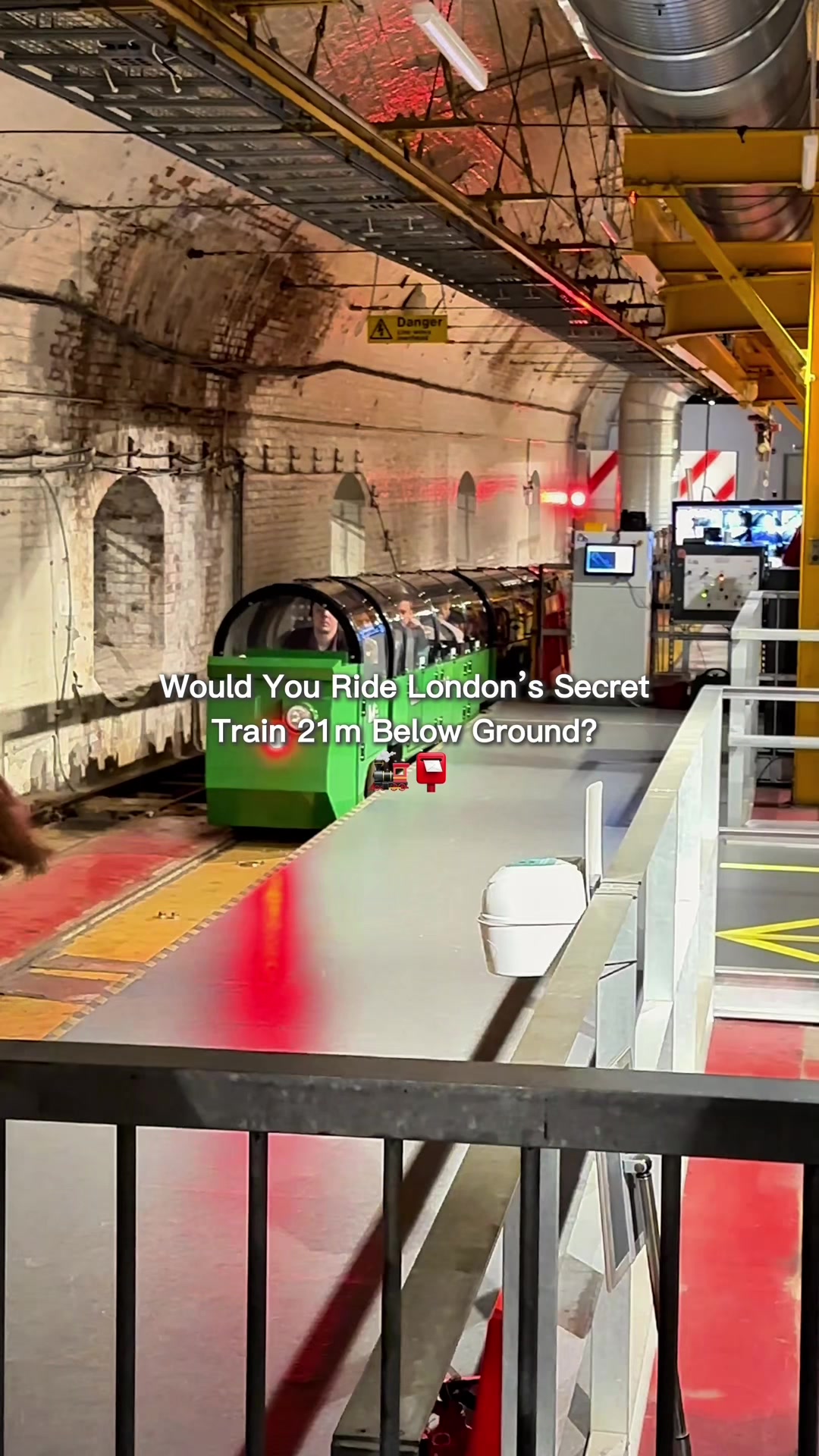 Ride London's Historic Mail Rail 21 Meters Underground