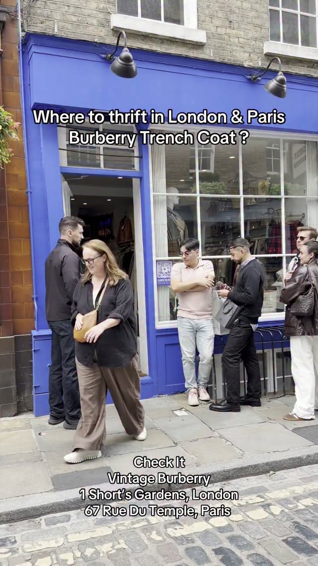 Thrift Stores in London and Paris