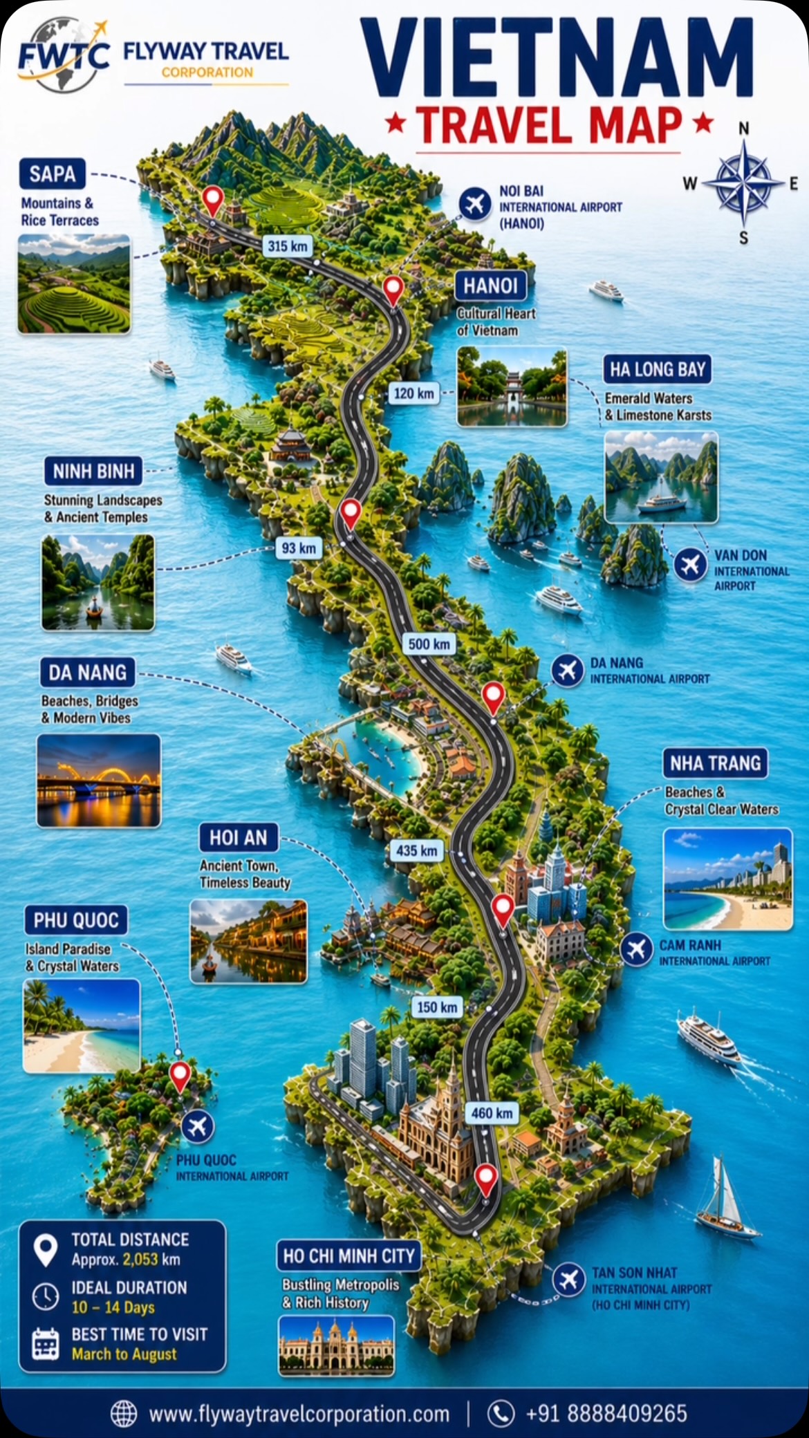 Nine Must-Visit Destinations Across Vietnam