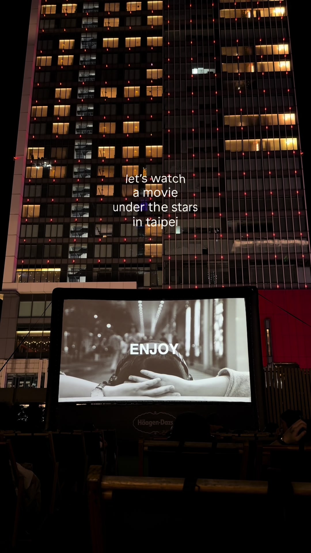 Rooftop Cinema Screening At Dream Plaza