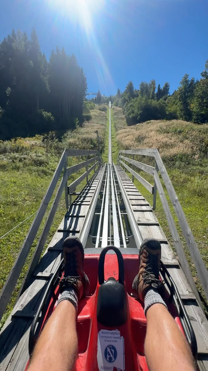Alpine Coaster In Tarvisio Italy