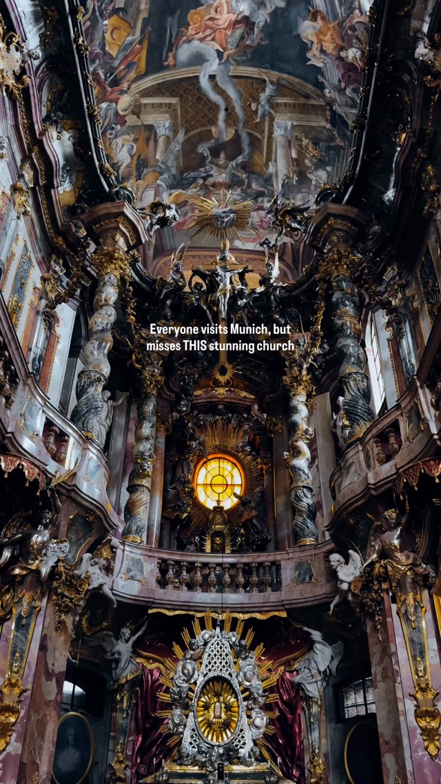 Munich's Ornate Baroque Asamkirche Hidden Gem