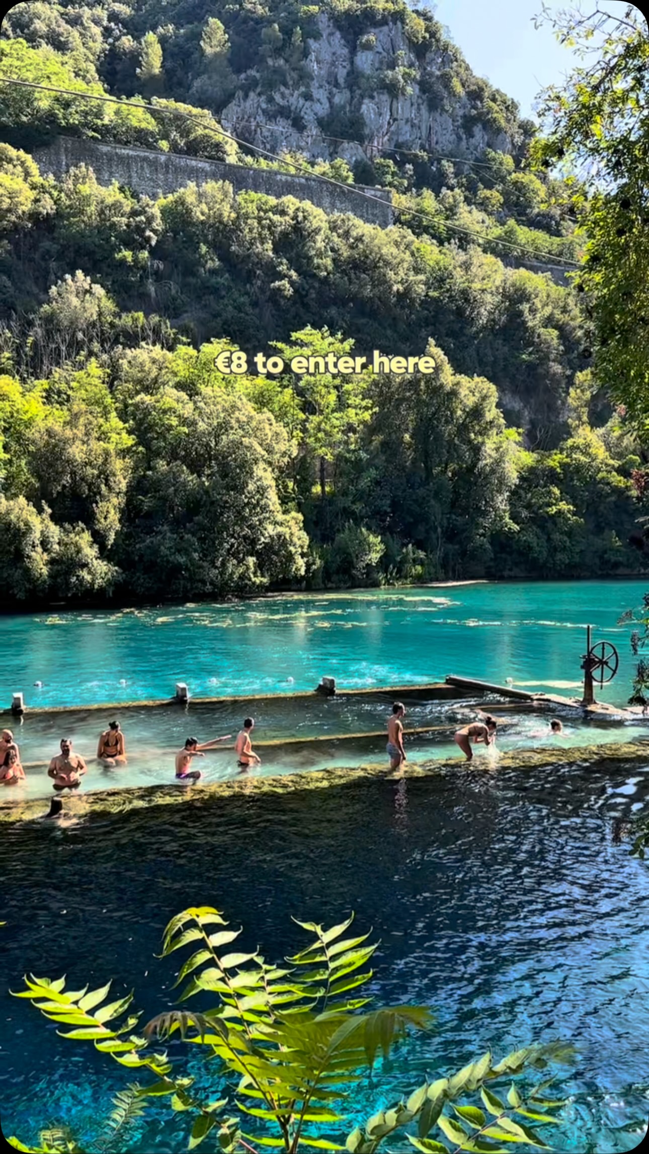 Hidden Spring Near Rome Rivals Dolomite Beauty