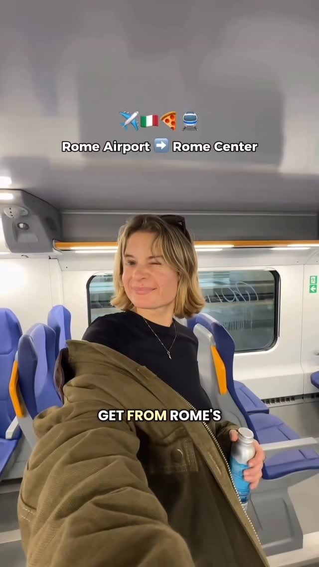 Rome Airport To City Center By Train