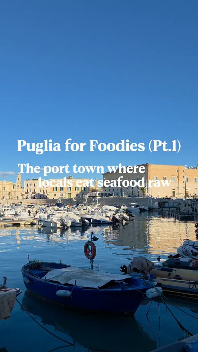 Puglia's Seafood Delights in Trani