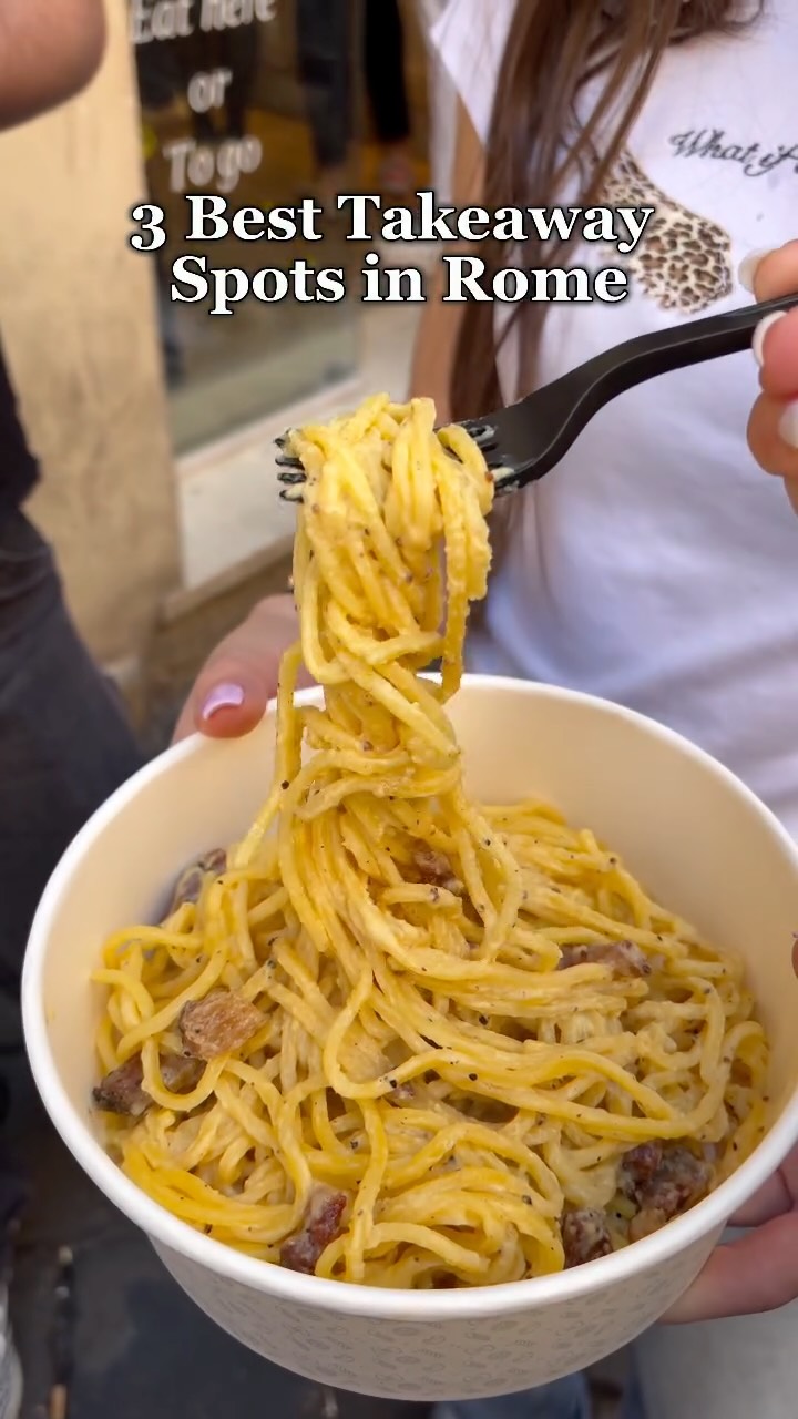 Rome's Top Takeaway Spots Near Iconic Landmarks