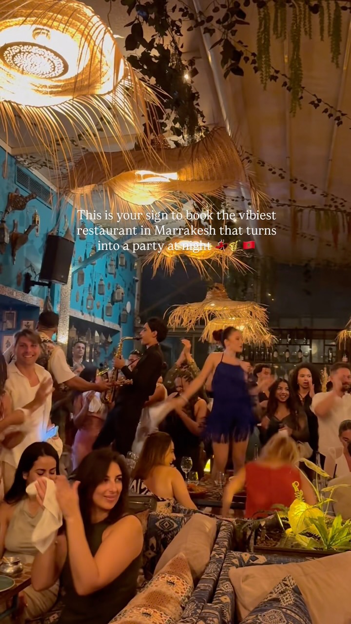 Marrakech Restaurant Offers Lively Dinner and Party