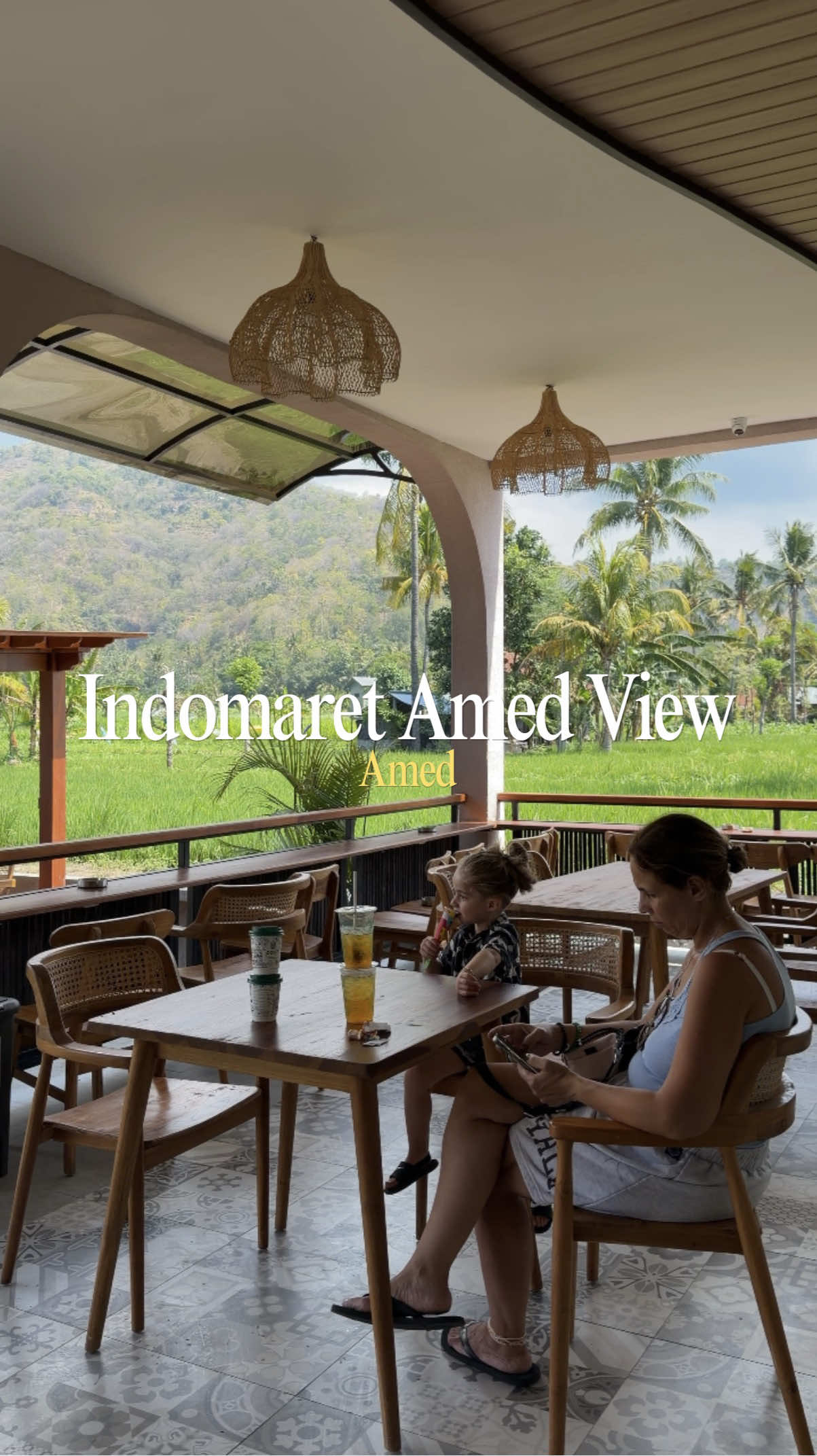 Bali Convenience Store with Mount Agung Views