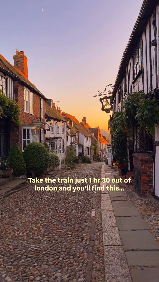 Historic East Sussex Town Rye's Cobbled Lanes