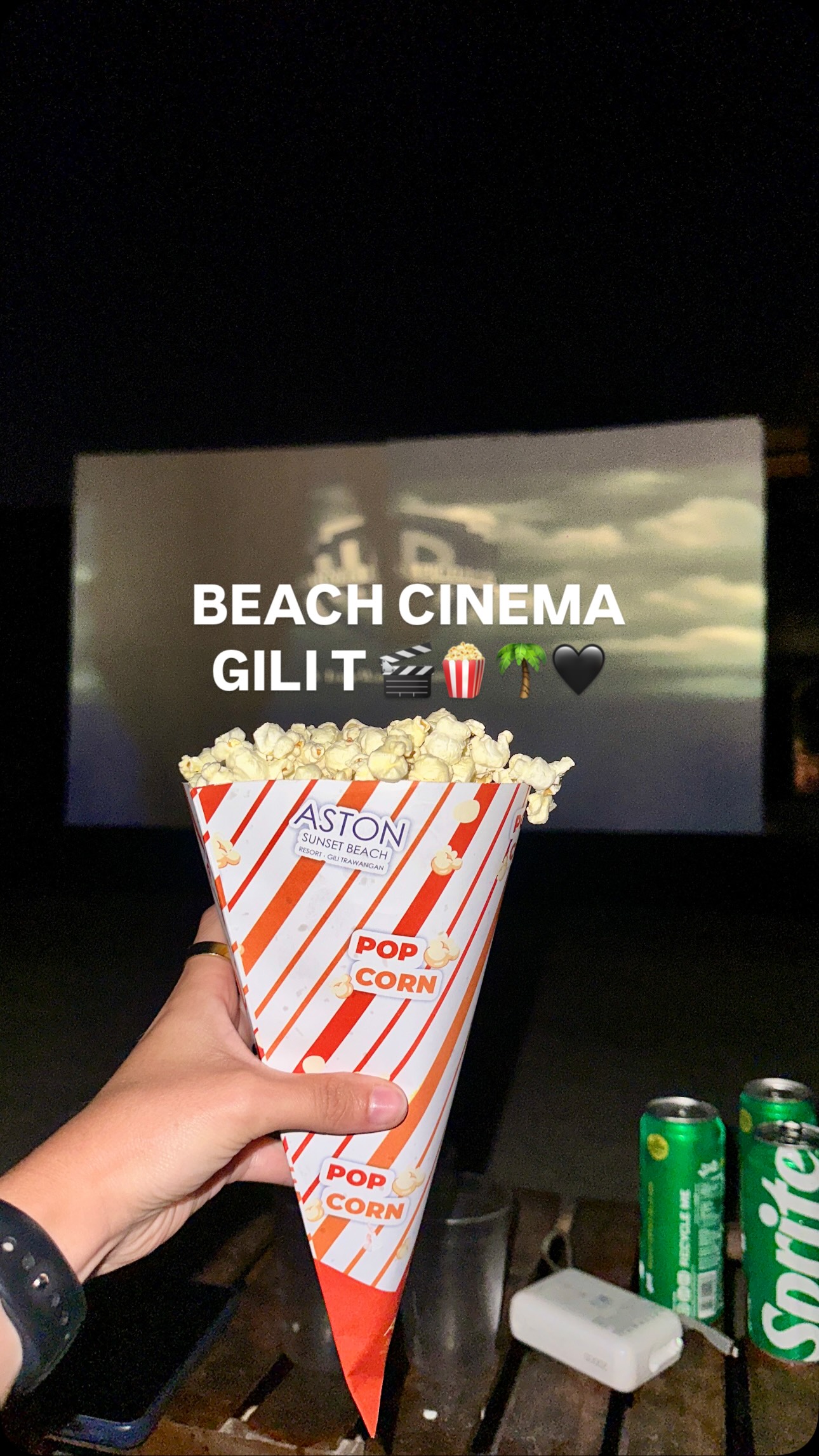 Beach Cinema Experience On Gili Trawangan