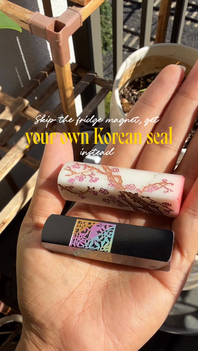 Handmade Korean Seals Crafted In Seoul