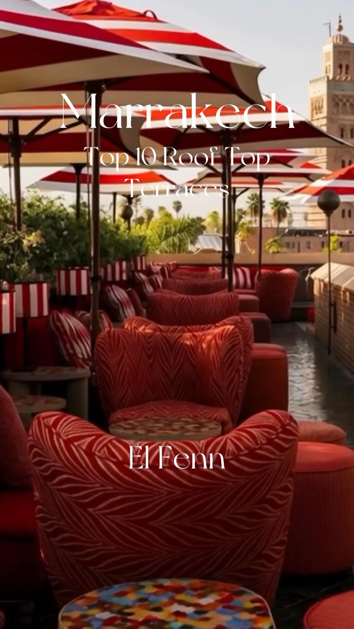 Marrakech Rooftops Offer Sunset Views And Dining