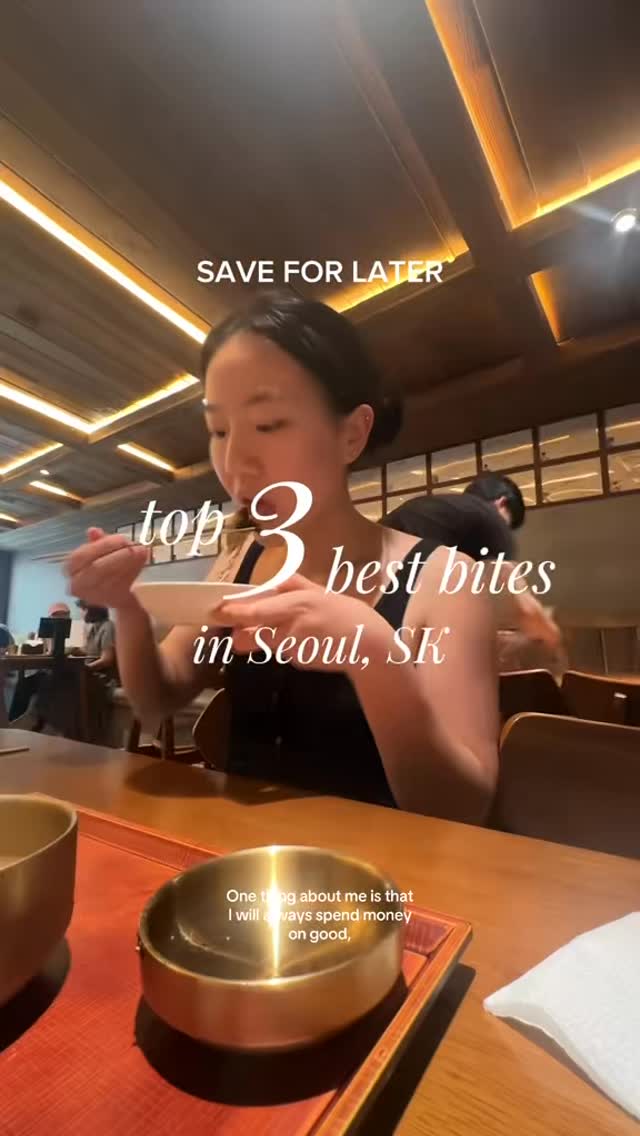 3 Restaurants in Seoul