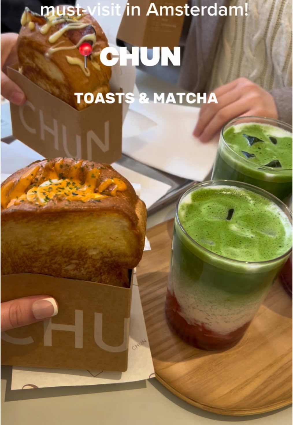 Chun Café Highlights Toast and Matcha in Amsterdam