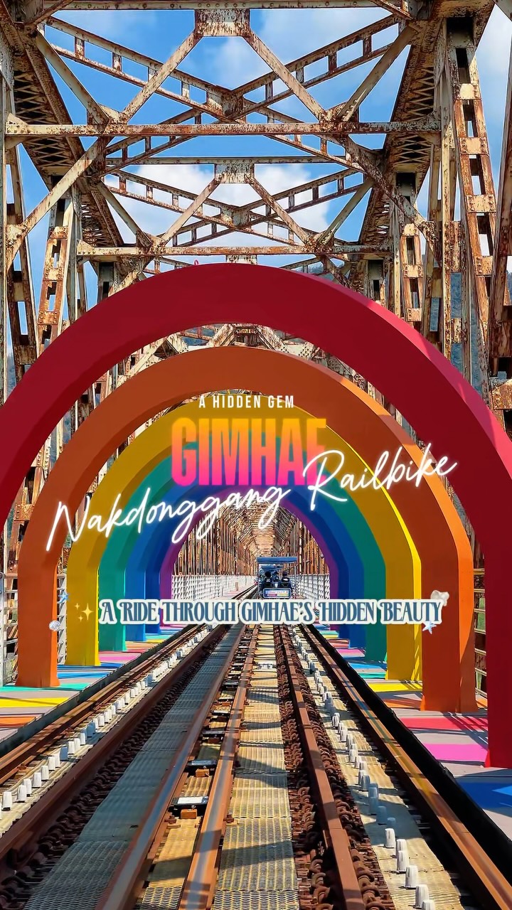 Gimhae Railbike Offers Scenic Journey Over Nakdong River