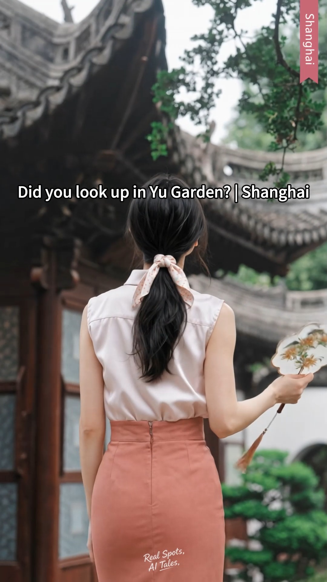 Intricate Rooftop Creatures Adorn Yu Garden